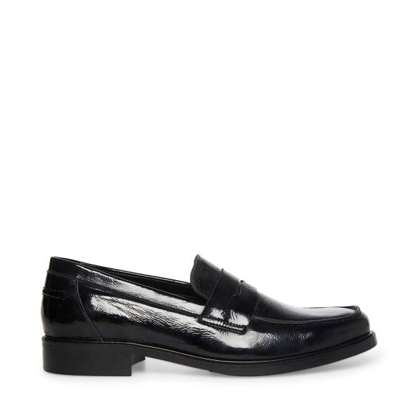 Loafers Steve Madden Brookline Envernizados Masculino Pretas | SM-807IA