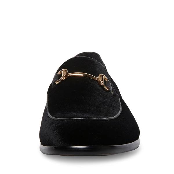 Loafers Steve Madden Diego-v Velvet Masculino Pretas | SM-754IR