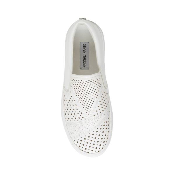 Loafers Steve Madden Gardina Feminino Branco | SM-845RS