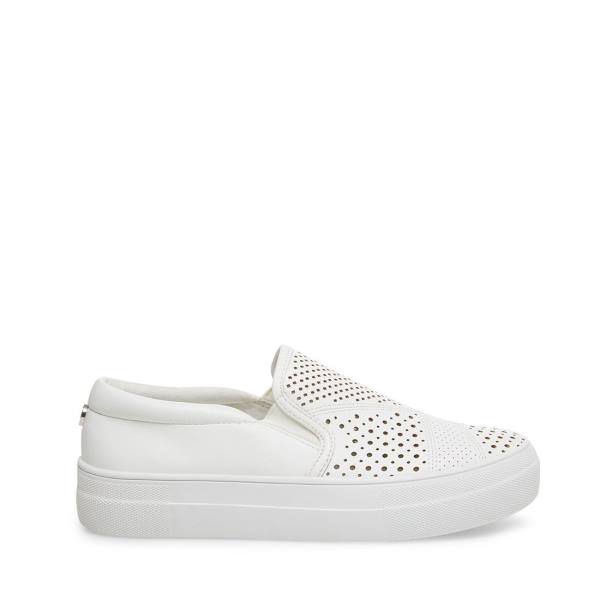 Loafers Steve Madden Gardina Feminino Branco | SM-845RS