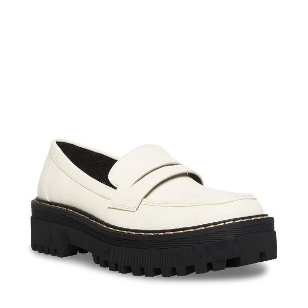 Loafers Steve Madden Haazel Ivory Feminino Branco | SM-123SP