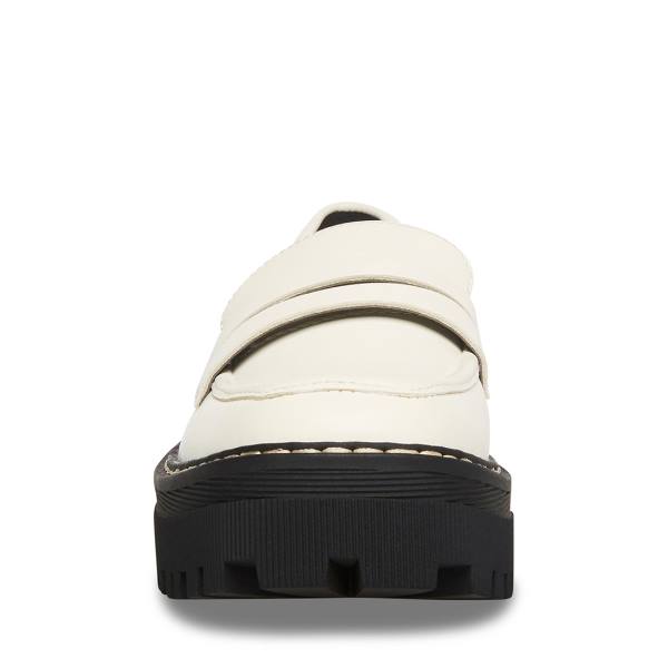 Loafers Steve Madden Haazel Ivory Feminino Branco | SM-123SP