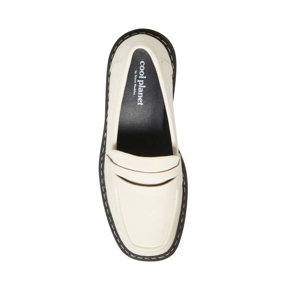 Loafers Steve Madden Haazel Ivory Feminino Branco | SM-123SP