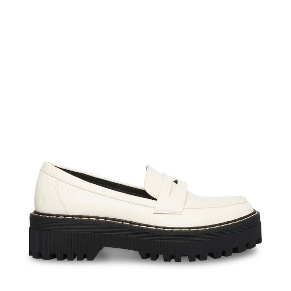 Loafers Steve Madden Haazel Ivory Feminino Branco | SM-123SP