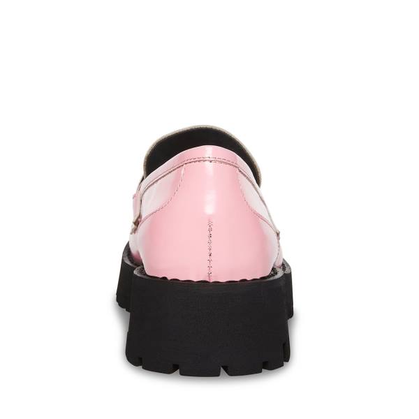 Loafers Steve Madden Lando Couro Feminino Rosa | SM-829WR