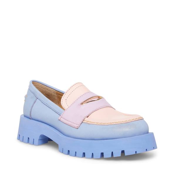 Loafers Steve Madden Lawrence Pastel Feminino Multicoloridas | SM-459KC