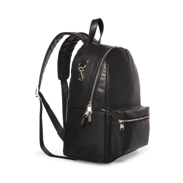 Mochilas Steve Madden Faux Couro Masculino Pretas | SM-532OP