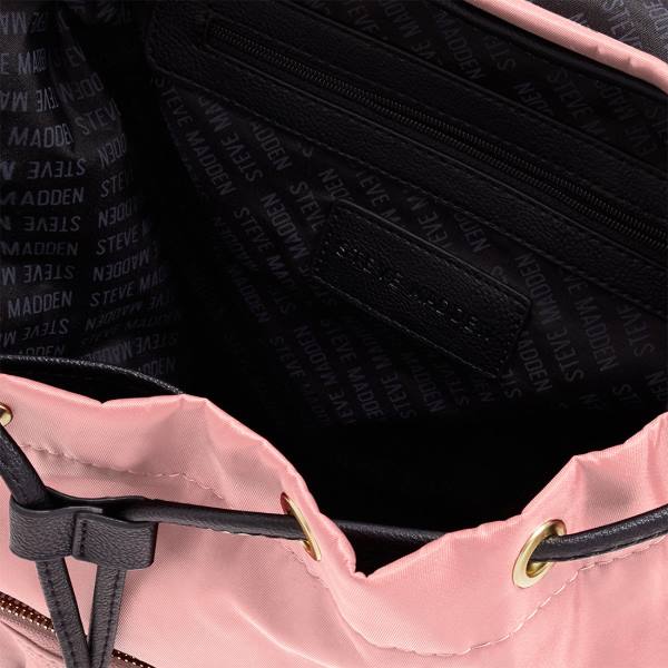 Mochilas Steve Madden Nylon Blush Feminino Rosa | SM-368AT