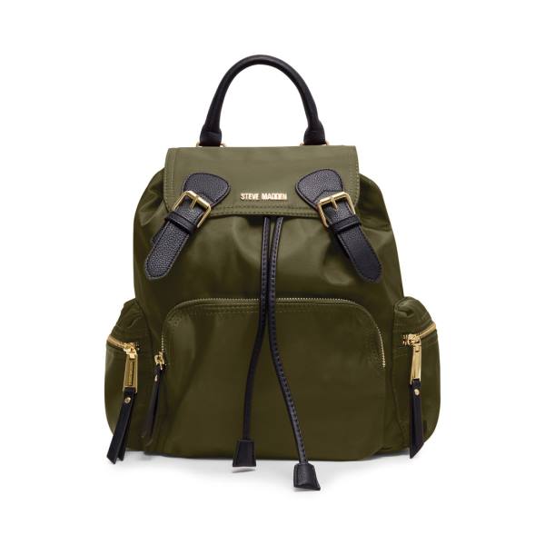 Mochilas Steve Madden Nylon Feminino Verde Oliva | SM-912GR