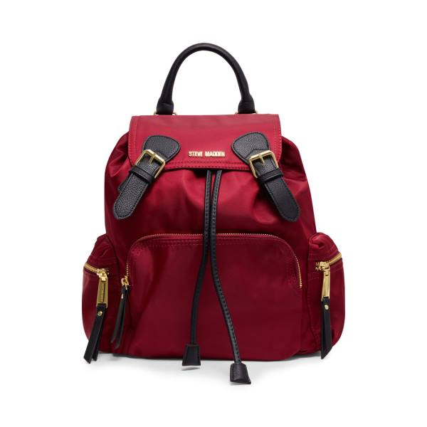 Mochilas Steve Madden Nylon Wine Feminino Vermelhas | SM-691HV