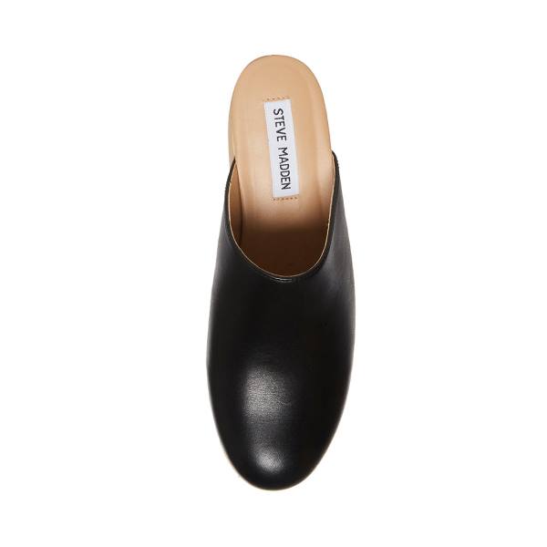 Salto Alto Steve Madden Bayridge Couro Heel Feminino Pretas | SM-904FC