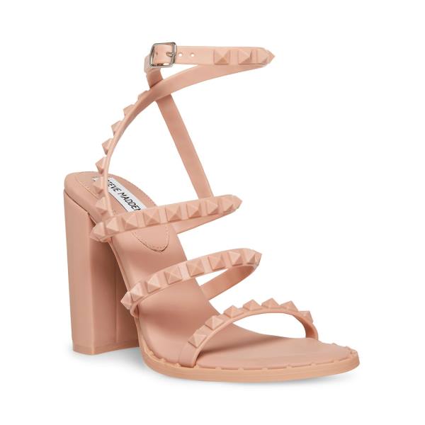 Salto Alto Steve Madden Cellini Blush Heel Feminino Rosa | SM-421HS