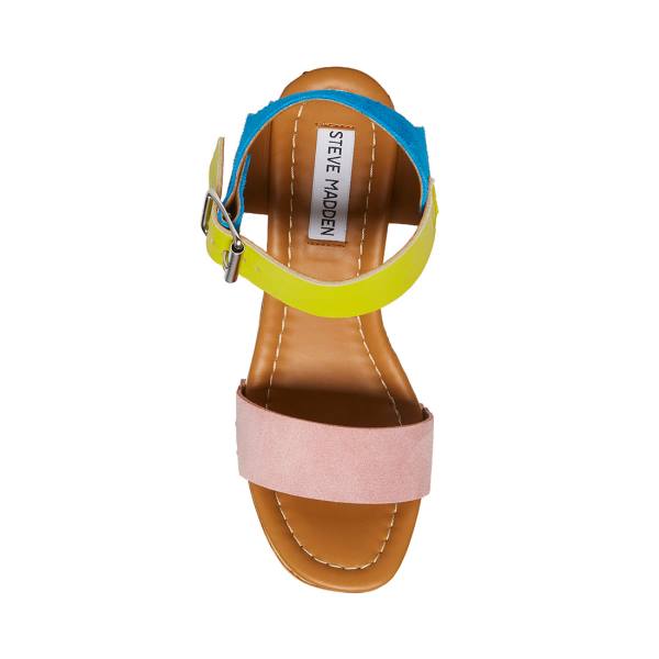 Salto Alto Steve Madden Colada Heel Feminino Multicoloridas | SM-743ZQ