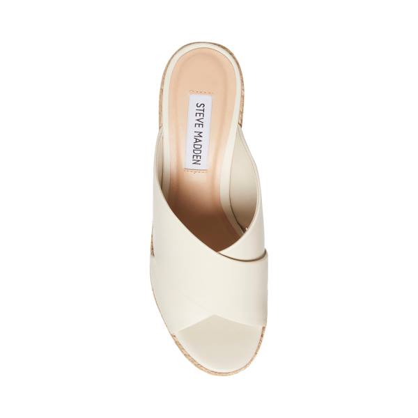 Salto Alto Steve Madden Elzie Heel Feminino Branco | SM-038DJ