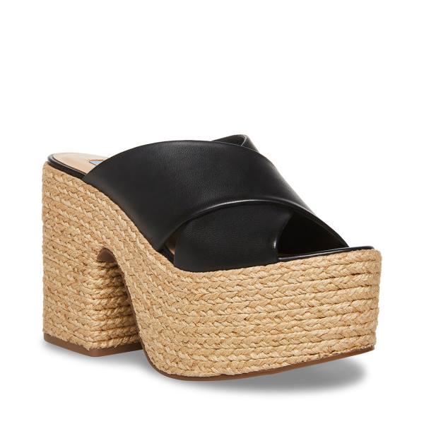 Salto Alto Steve Madden Elzie Heel Feminino Pretas | SM-721WG