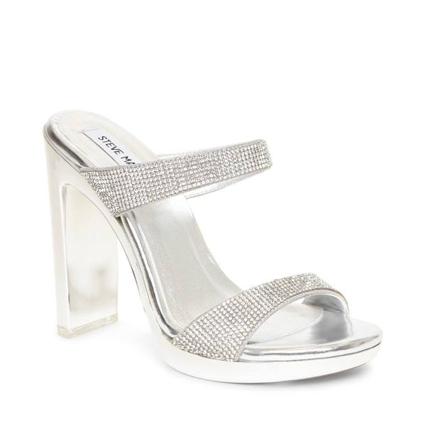 Salto Alto Steve Madden Glassy-r Heel Feminino Diamond | SM-324WM