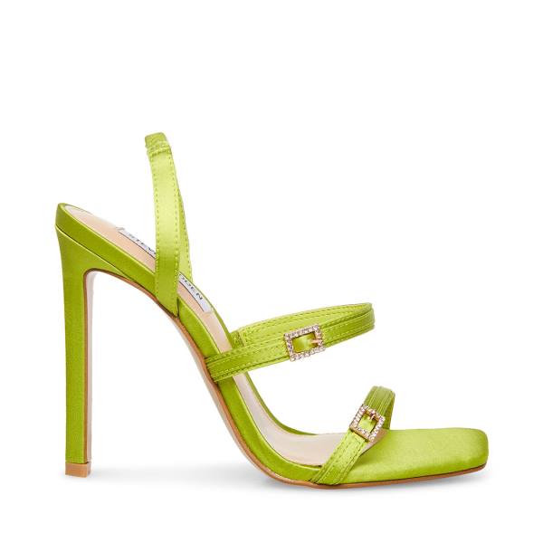 Salto Alto Steve Madden Grade-b Lime Heel Feminino Luz Verdes | SM-170AJ