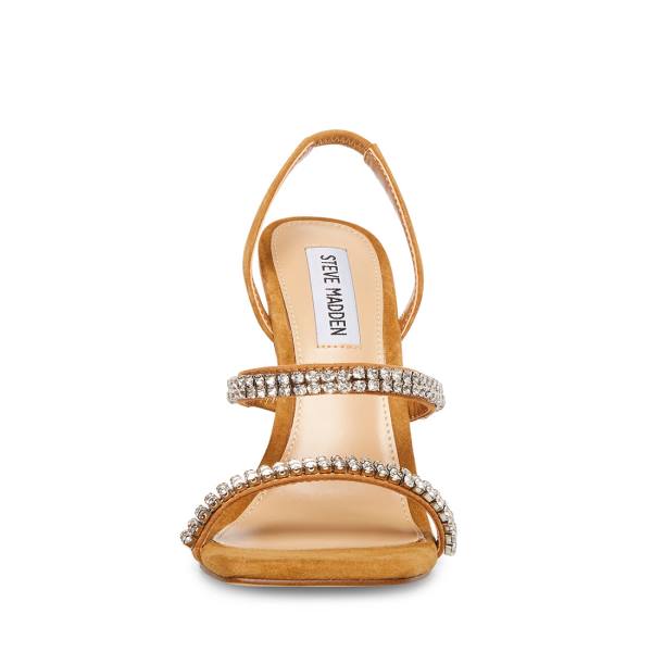 Salto Alto Steve Madden Grade-r Camel Heel Feminino Marrom Multicoloridas | SM-941XS