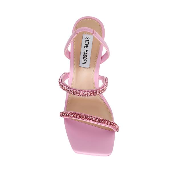 Salto Alto Steve Madden Grade-r Heel Feminino Rosa Multicoloridas | SM-842HI