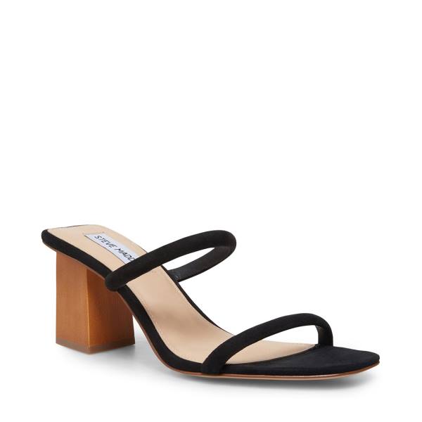 Salto Alto Steve Madden Honey Heel Feminino Pretas | SM-754IW