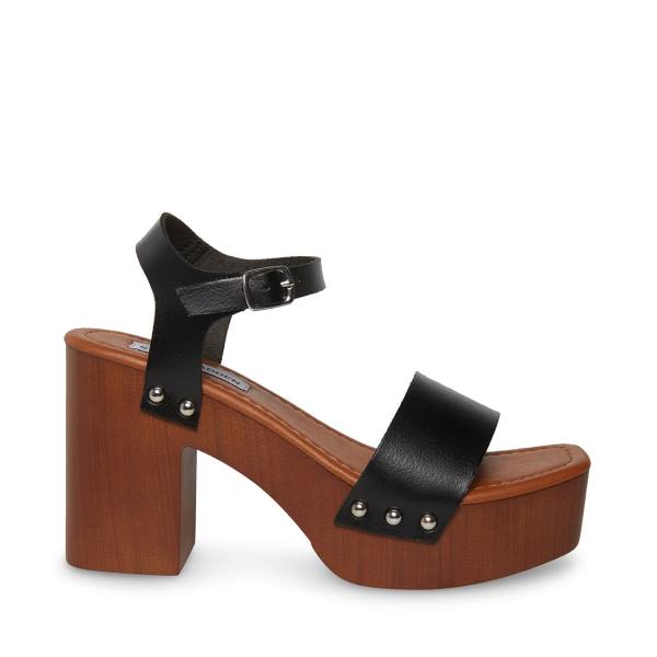 Salto Alto Steve Madden Ivy Heel Feminino Pretas | SM-425PZ