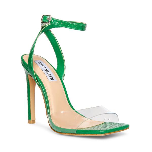 Salto Alto Steve Madden Jessenia Heel Feminino Verdes | SM-235YF