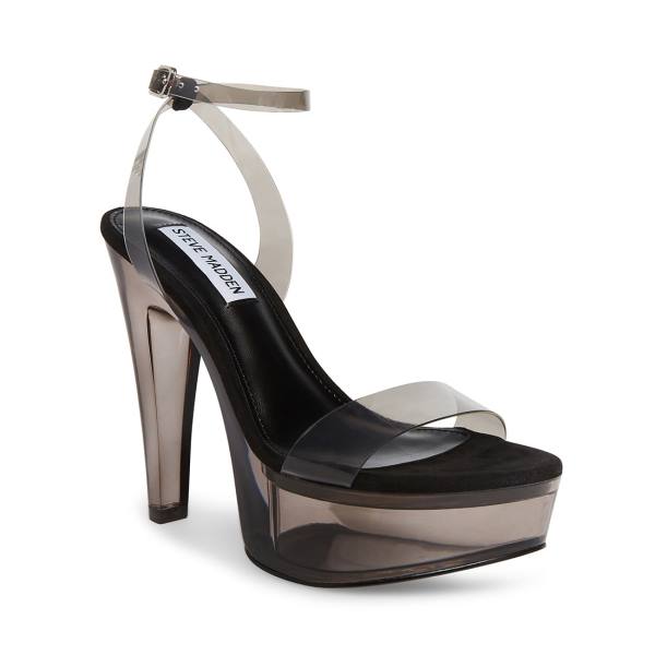 Salto Alto Steve Madden Julien Heel Feminino Pretas | SM-946SE