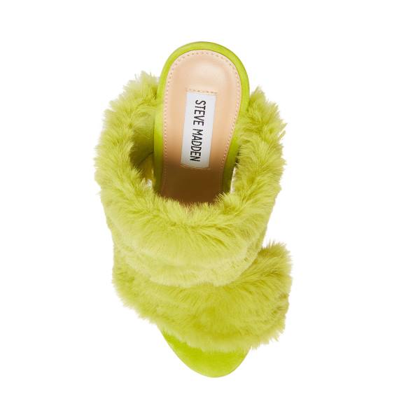 Salto Alto Steve Madden Kaila Lime Heel Feminino Luz Verdes | SM-471EI