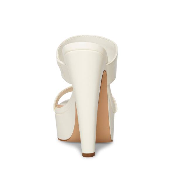 Salto Alto Steve Madden Kathryn Heel Feminino Branco | SM-703OZ