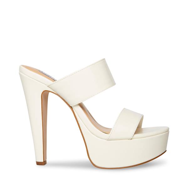 Salto Alto Steve Madden Kathryn Heel Feminino Branco | SM-703OZ