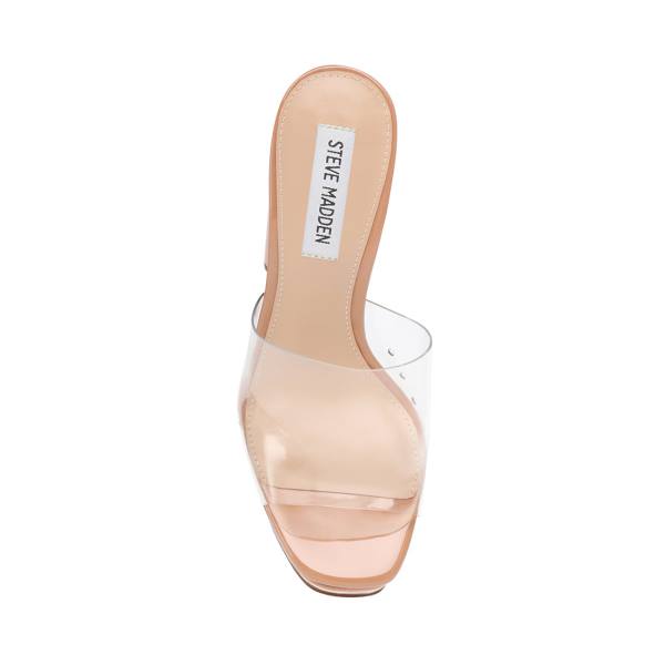 Salto Alto Steve Madden Lavanya Heel Feminino Clear | SM-618NS