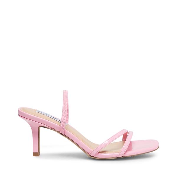 Salto Alto Steve Madden Loft Envernizados Heel Feminino Rosa | SM-842WJ