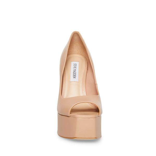 Salto Alto Steve Madden Lust Blush Couro Heel Feminino Rosa | SM-382LH