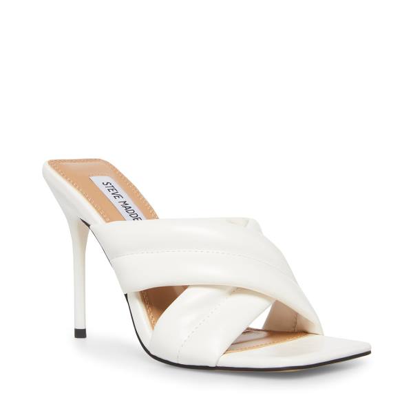 Salto Alto Steve Madden Lyric Heel Feminino Branco | SM-397YP