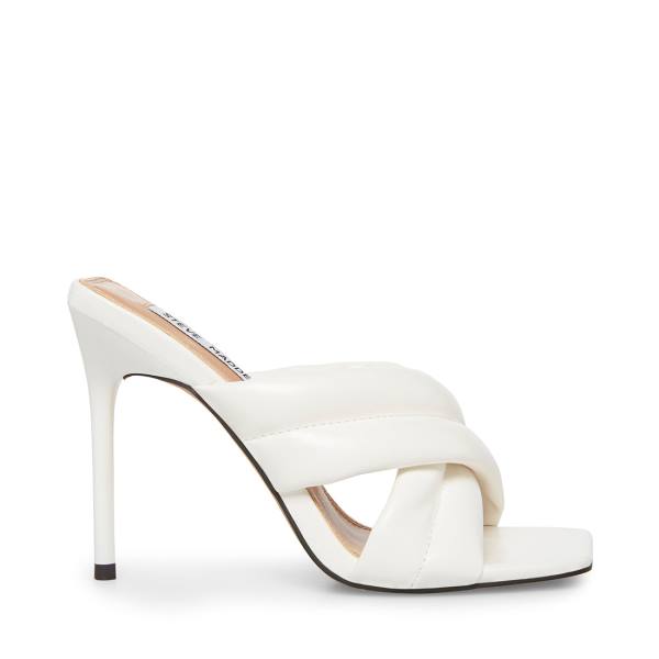 Salto Alto Steve Madden Lyric Heel Feminino Branco | SM-397YP