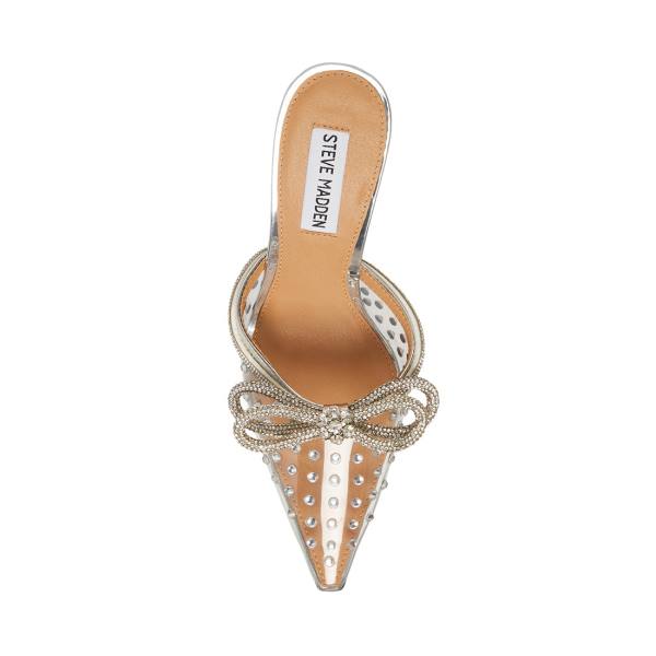 Salto Alto Steve Madden Renae Heel Feminino Clear | SM-248RE