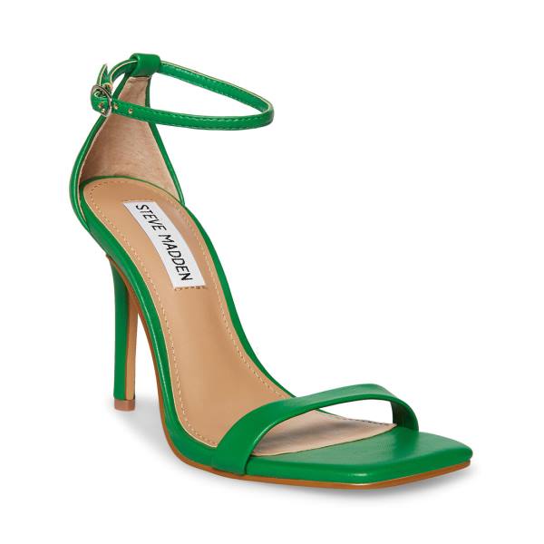 Salto Alto Steve Madden Shaye Heel Feminino Verdes | SM-165YG