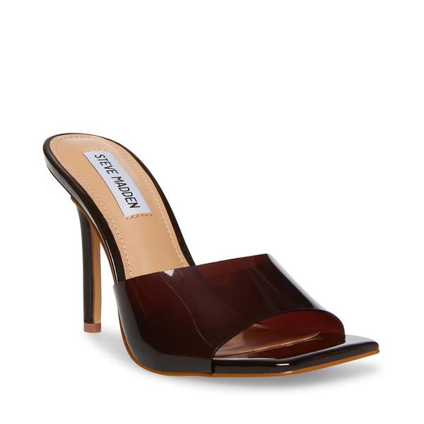 Salto Alto Steve Madden Signal Heel Feminino Marrom | SM-625OJ