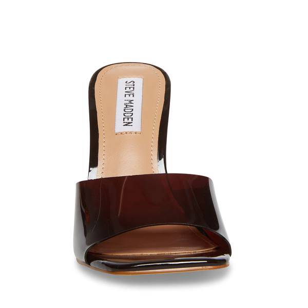 Salto Alto Steve Madden Signal Heel Feminino Marrom | SM-625OJ