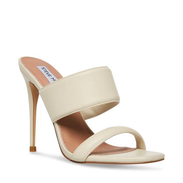 Salto Alto Steve Madden Swan Bone Heel Feminino Bege | SM-496RT