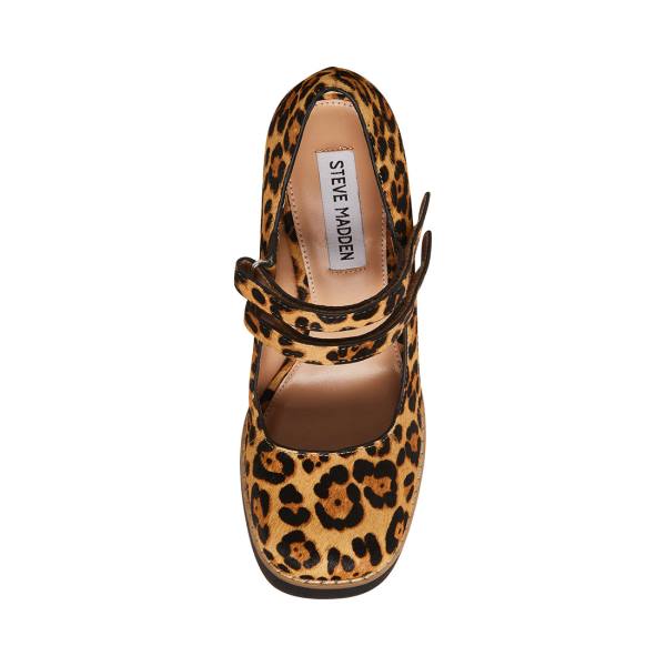 Salto Alto Steve Madden Twice-p Leopard Heel Feminino Leopardo | SM-641CK