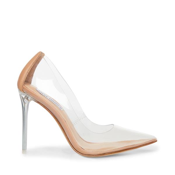 Salto Alto Steve Madden Vala Heel Feminino Clear | SM-106UX