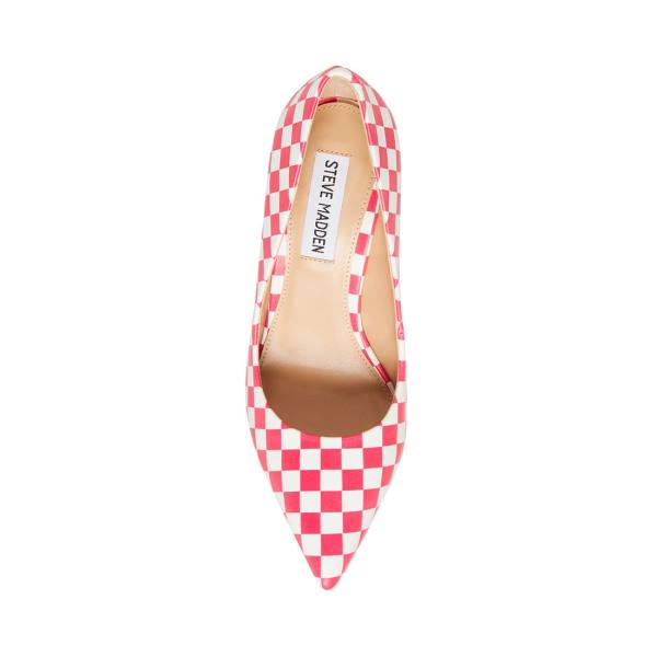 Salto Alto Steve Madden Vala Heel Feminino Rosa Branco | SM-507AV