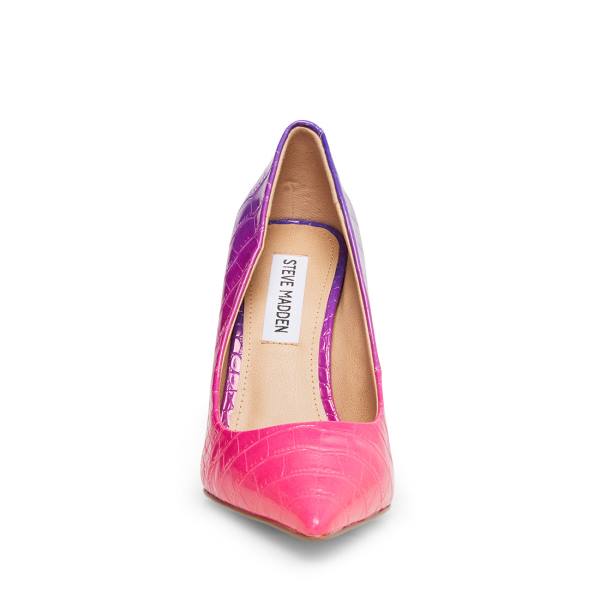 Salto Alto Steve Madden Vala Heel Feminino Roxo Multicoloridas | SM-805YN