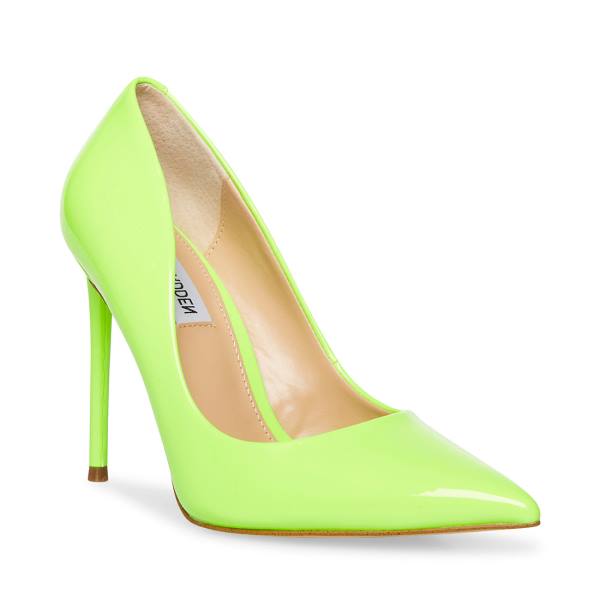 Salto Alto Steve Madden Vala Lime Heel Feminino Luz Verdes | SM-283FX