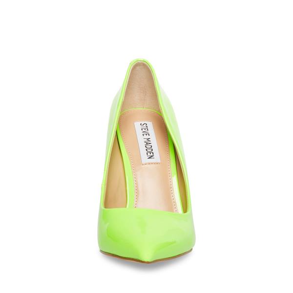 Salto Alto Steve Madden Vala Lime Heel Feminino Luz Verdes | SM-283FX