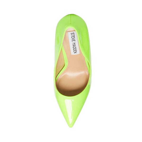 Salto Alto Steve Madden Vala Lime Heel Feminino Luz Verdes | SM-283FX