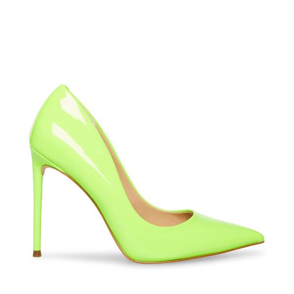 Salto Alto Steve Madden Vala Lime Heel Feminino Luz Verdes | SM-283FX