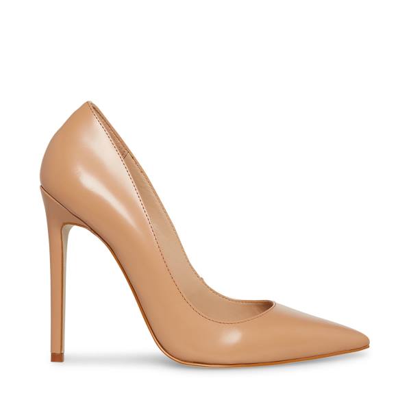 Salto Alto Steve Madden Valentina Blush Couro Heel Feminino Rosa | SM-641WS