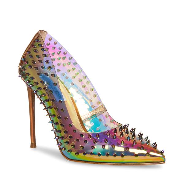 Salto Alto Steve Madden Valir Heel Feminino Rainbow | SM-302CT